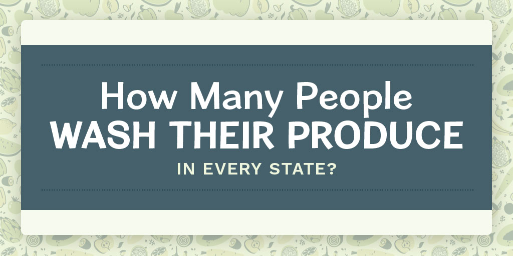 How Many People Wash Their Produce in Every State?